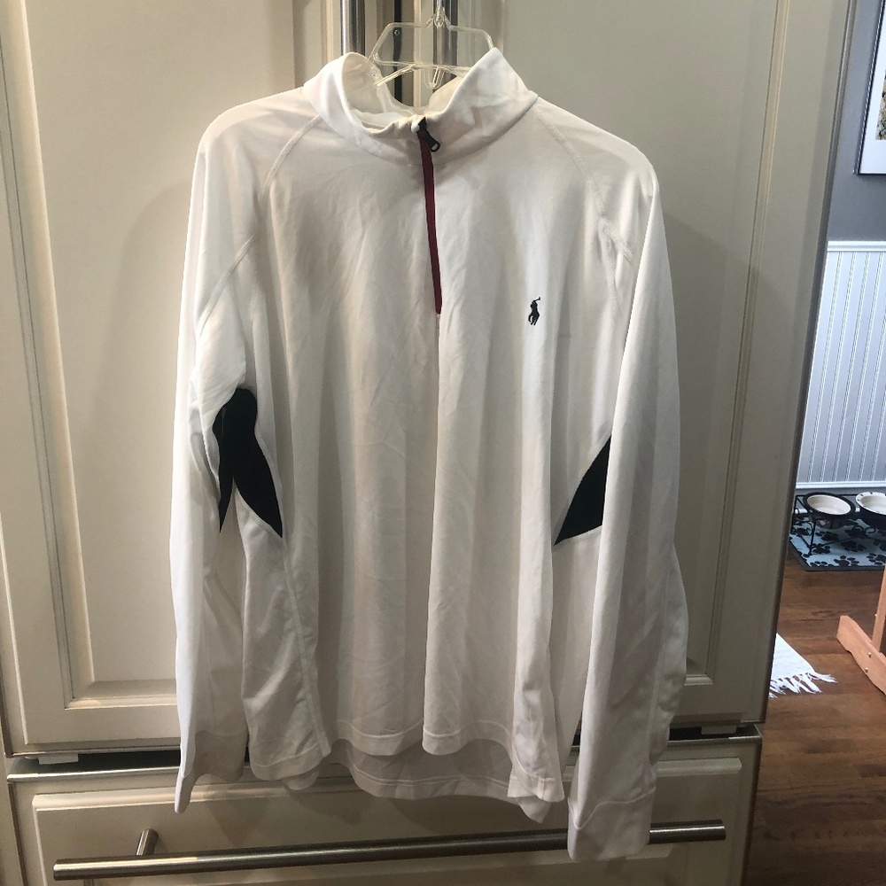 Polo by Ralph Lauren Quarter Zip, White Youth XXL